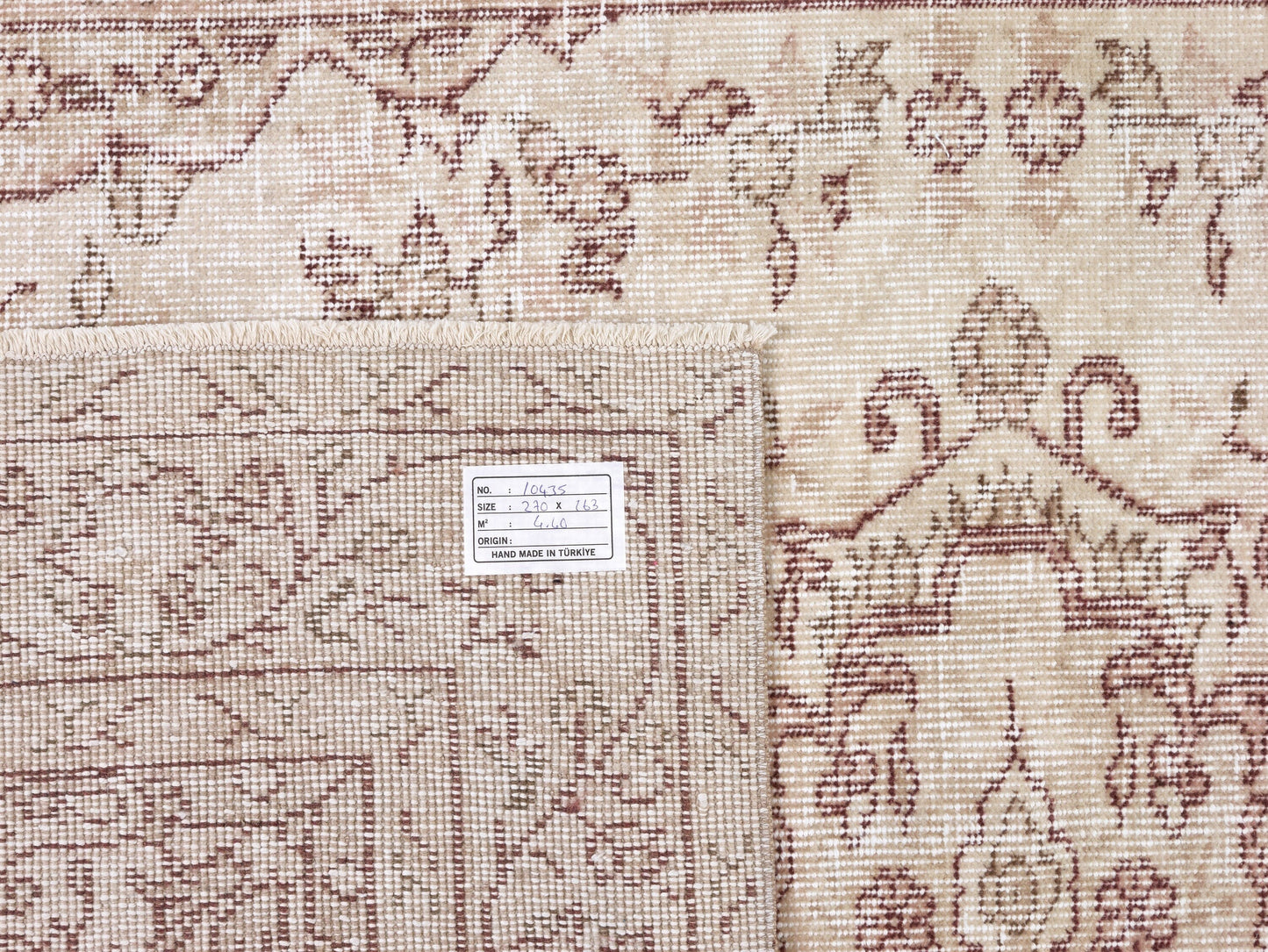Handmade Rug, Turkish Oushak Rug, Vintage Unique Old Rug, Wool Rug, Neutral Area Muted Rug, Scandinavian Rug, Kid Room Rug, Rug 5x9, 10435