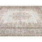 Primitive Rug, Turkish Oushak Rug, Vintage Handmade Unique Rug, Neutral Area Muted Rug, Bedroom Rug, Turkey Rug, Rustic Rug, Rug 7x10, 10443