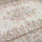 Primitive Rug, Turkish Oushak Rug, Vintage Handmade Unique Rug, Neutral Area Muted Rug, Bedroom Rug, Turkey Rug, Rustic Rug, Rug 7x10, 10443