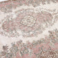 Turkish Rug, Vintage Handmade Rug, Bohemian Eclectic Rug, Neutral Rug, Oushak Area Unique Rug, Living Room Rug, Turkey Rug, Rug 6x9, 10444