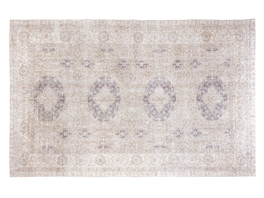 Turkish Rug 5x8, Handmade Area Floor Rug, Vintage Oushak Faded Rug, Neutral Muted Rug, Living Room Rug, Turkey Rug, Scandinavian Rug, 10447