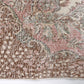 Turkish Rug, Vintage Handmade Rug, Bohemian Eclectic Rug, Neutral Rug, Oushak Area Unique Rug, Living Room Rug, Turkey Rug, Rug 6x9, 10444