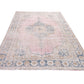 Turkish Rug, Vintage Handmade Rug, Oushak Unique Rug, Bohemian Eclectic Rug, Living Room Rug, Neutral Area Rug, Rug 6x10, Turkey Rug, 10458
