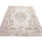 Turkish Oushak Rug, Vintage Handmade Rug, Primitive Rustic Rug, Neutral Faded Rug, Area Rug, Turkey Rug, Living Room Rug, Rug 5x8, 10472