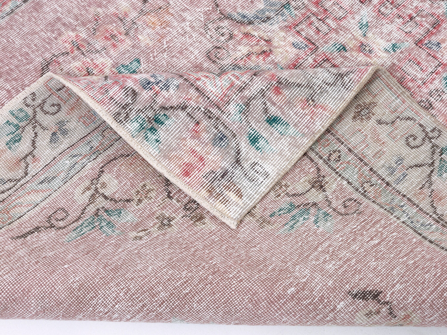 Oushak Rug 5x8, Vintage Handmade Faded Rug, Turkish Area Muted Rug, Anatolia Antique Rug, Bedroom Rug, Turkey Rug, Bohemian Rug, 10465