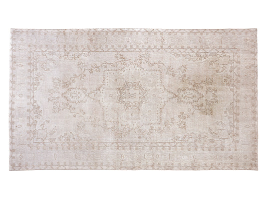 Vintage Rug, Turkish Handmade Faded Rug, Oushak Area Muted Rug, Coastal Decor, Turkey Rug, Neutral Floor Rug, Carpet Rug, Rug 5x9, 10475