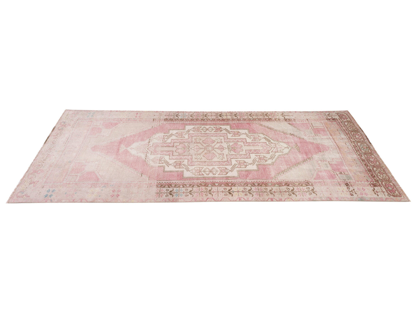 Vintage Rug, Oushak Rug, Turkish Muted Rug, Handmade Area Antique Rug, Turkey Rug, Entryway Rug, Rug 4x9, Anatolia Unique Rug, 10479