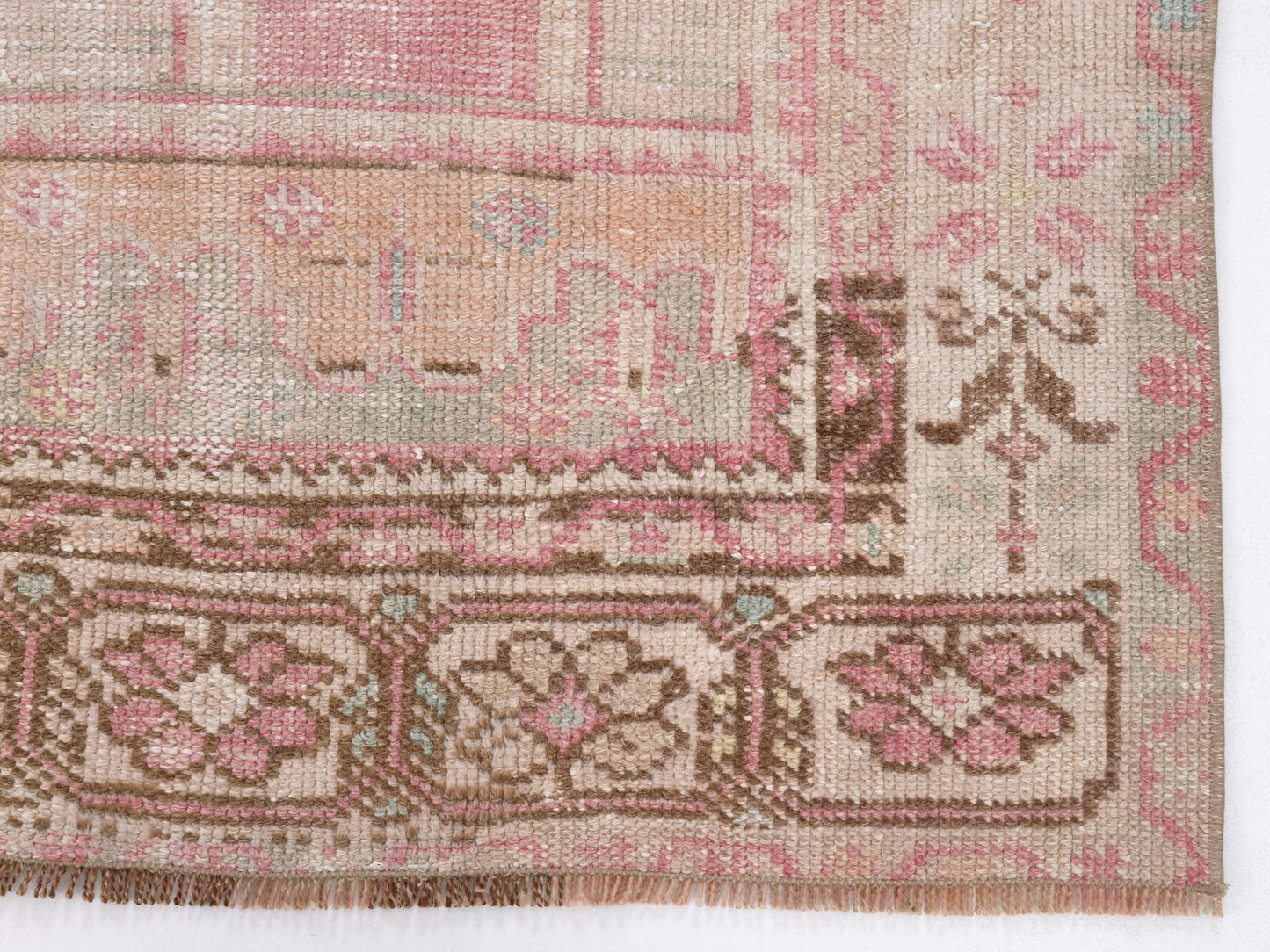 Vintage Rug, Oushak Rug, Turkish Muted Rug, Handmade Area Antique Rug, Turkey Rug, Entryway Rug, Rug 4x9, Anatolia Unique Rug, 10479