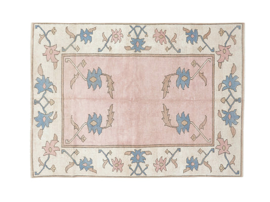 Rug 5x7, Turkish Rug, Oushak Rug, Handmade Rug, Vintage Rug, Area Rug, Living Room Rug, Carpet Rug, Turkey Rug, Vintage Carpet, 9053