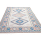 Vintage Oushak Rug, Handmade Area Antique Eclectic Rug, Turkish Bohemian Anatolia Rug, Kid Room Rug, Neutral Floor Rug, Rug 7x10, 9054