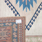 Vintage Oushak Rug, Handmade Area Antique Eclectic Rug, Turkish Bohemian Anatolia Rug, Kid Room Rug, Neutral Floor Rug, Rug 7x10, 9054