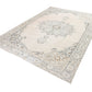 Neutral Rug, Oushak Rug, Turkish Vintage Unique Rug, Area Floor Rug, Handmade Scandinavian Rug, Living Room Rug, Carpet Rug, Rug 7x10, 11007