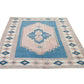 Vintage Rug 6x8, Turkish Oushak Rug, Nursery Rug, Handmade Antique Faded Rug, Area Muted Rug, Neutral Rug, Turkey Rug, Carpet Rug, 9058