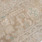 Turkish Oushak Rug, Vintage Handmade Rug, Neutral Faded Rug, Area Unique Rug, Scandinavian Rug, Office Rug, Carpet Rug, Rug 6x9, 12500