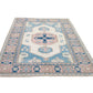 Handmade Eclectic Rug, Turkish Rug, Oushak Vintage Unique Rug, Living Room Rug, Turkey Rug, Rug 6x9, Neutral Rug, Area Bohemian Rug, 9059