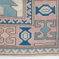 Handmade Eclectic Rug, Turkish Rug, Oushak Vintage Unique Rug, Living Room Rug, Turkey Rug, Rug 6x9, Neutral Rug, Area Bohemian Rug, 9059