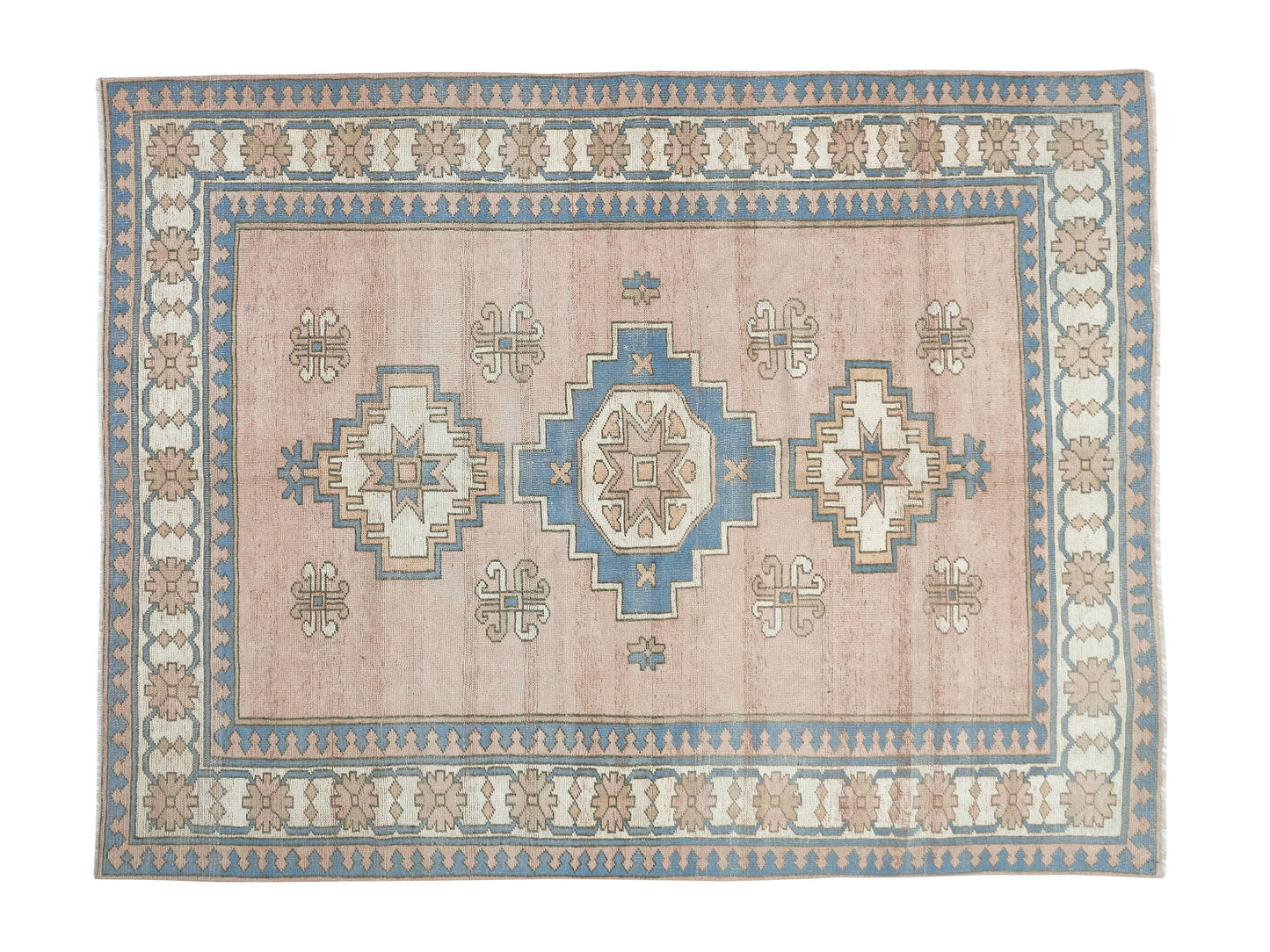 Turkish Rug, Rug 6x8, Anatolia Rug, Office Rug, Handmade Rug, Vintage Rug, Oushak Rug, Carpet Rug, Neutral Rug, Turkey Rug, Area Rug, 9067