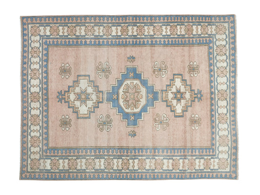 Turkish Rug, Rug 6x8, Anatolia Rug, Office Rug, Handmade Rug, Vintage Rug, Oushak Rug, Carpet Rug, Neutral Rug, Turkey Rug, Area Rug, 9067