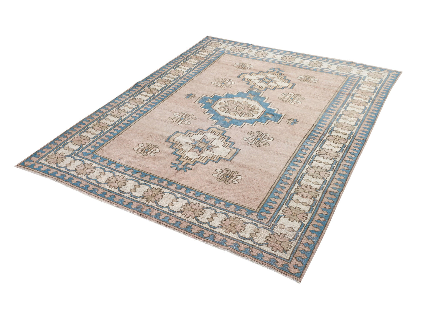 Turkish Rug, Rug 6x8, Anatolia Rug, Office Rug, Handmade Rug, Vintage Rug, Oushak Rug, Carpet Rug, Neutral Rug, Turkey Rug, Area Rug, 9067