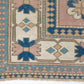 Oushak Rug 7x9, Kid Room Rug, Turkish Vintage Faded Rug, Handmade Area Rug, Turkey Rug, Carpet Rug, Neutral Floor Rug, Vintage Carpet, 9061