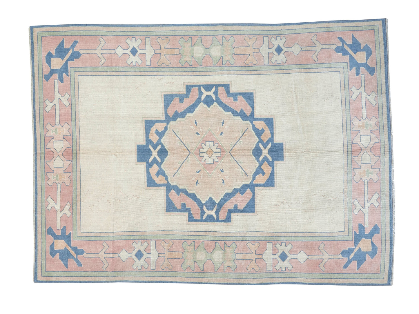 Turkey Rug, Oushak Handmade Rug, Contemporary Rug, Turkish Vintage Unique Rug, Area Muted Rug, Carpet Rug, Living Room Rug, Rug 6x9, 9083