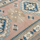 Bedroom Rug, Carpet Rug, Turkish Vintage Bohemian Rug, Oushak Rug, Neutral Floor Rug, Area Rug, Rug 5x8, Turkey Rug, Handmade Rug, 9060