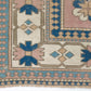 Bedroom Rug, Carpet Rug, Turkish Vintage Bohemian Rug, Oushak Rug, Neutral Floor Rug, Area Rug, Rug 5x8, Turkey Rug, Handmade Rug, 9060