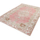 Turkish Oushak Rug, Handmade Anatolia Rug, Vintage Unique Faded Rug, Area Muted Rug, Bohemian Rug, Neutral Eclectic Rug, Rug 6x9, 10547