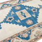 Handmade Rug, Area Old Rug, Vintage Oushak Rug, Turkish Bohemian Unique Rug, Neutral Eclectic Rug, Office Rug, Carpet Rug, Rug 5x6, 9503