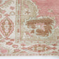 Turkish Oushak Rug, Handmade Anatolia Rug, Vintage Unique Faded Rug, Area Muted Rug, Bohemian Rug, Neutral Eclectic Rug, Rug 6x9, 10547