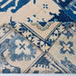 Oushak Rug 7x9, Vintage Eclectic Rug, Turkish Area Rug, Handmade Bohemian Faded Rug, Carpet Rug, Neutral Floor Rug, Turkish Carpet, 10380