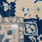 Oushak Rug 7x9, Vintage Eclectic Rug, Turkish Area Rug, Handmade Bohemian Faded Rug, Carpet Rug, Neutral Floor Rug, Turkish Carpet, 10380