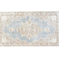 Bedroom Rug, Handmade Vintage Rug, Turkish Rug 4x7, Oushak Muted Rug, Area Rug, Neutral Faded Rug, Scandinavian Rug, Carpet Rug, 10549