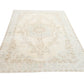 Turkish Rug 6x10, Vintage Rug, Handmade Scandinavian Rug, Neutral Area Floor Rug, Oushak Old Rug, Turkey Rug, Beige Unique Rug, 11005