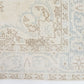 Turkish Rug 6x10, Vintage Rug, Handmade Scandinavian Rug, Neutral Area Floor Rug, Oushak Old Rug, Turkey Rug, Beige Unique Rug, 11005