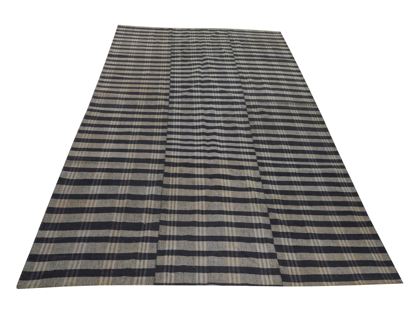 Turkish Kilim, Vintage Kilim, Kilim Rug, Handmade Anatolia Striped Kilim Rug, Unique Kilim Rug, Living Room Rug, Kilim Rug 8x11, 11141