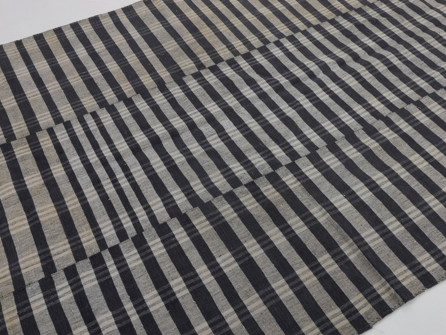 Turkish Kilim, Vintage Kilim, Kilim Rug, Handmade Anatolia Striped Kilim Rug, Unique Kilim Rug, Living Room Rug, Kilim Rug 8x11, 11141
