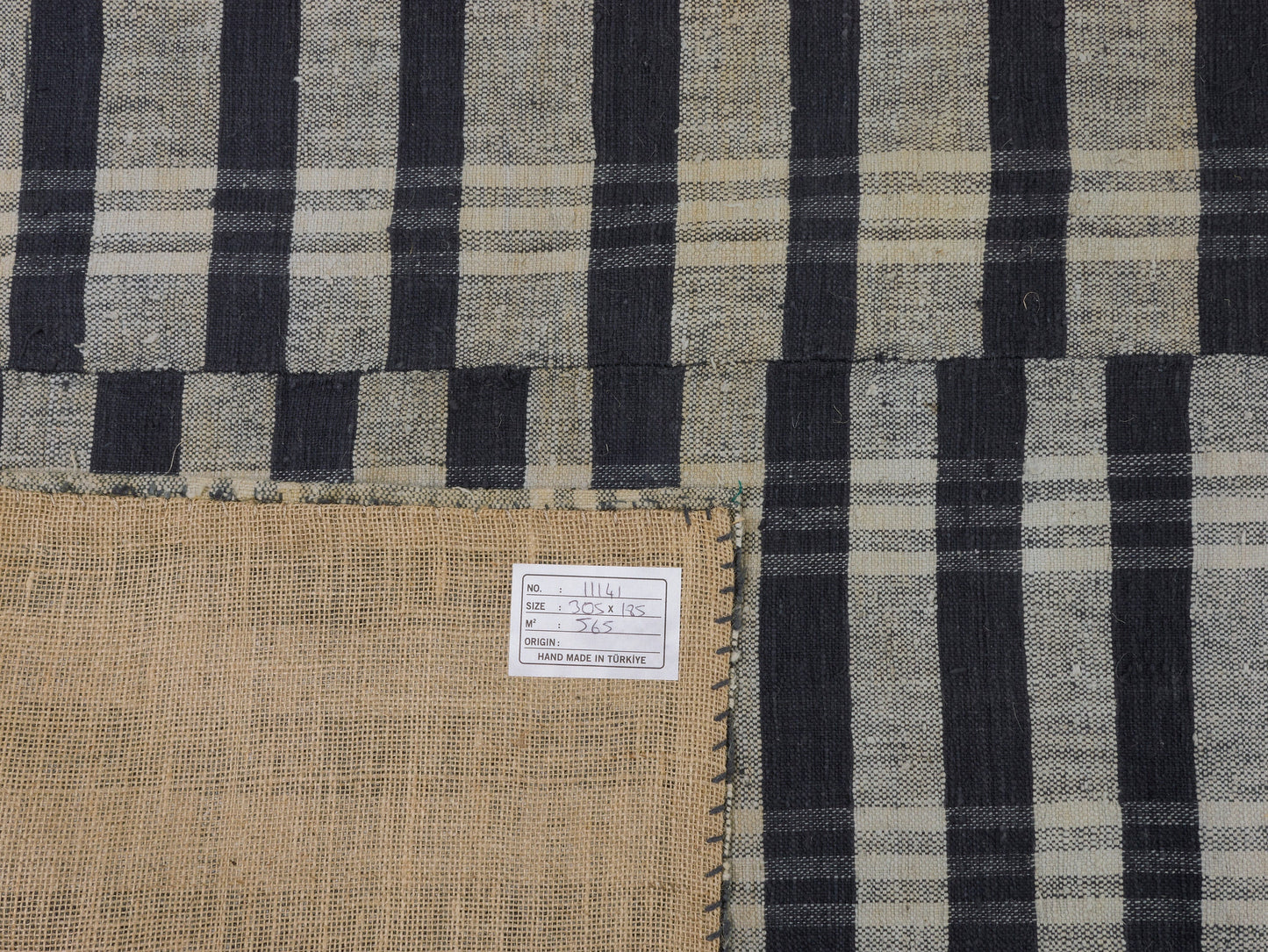 Turkish Kilim, Vintage Kilim, Kilim Rug, Handmade Anatolia Striped Kilim Rug, Unique Kilim Rug, Living Room Rug, Kilim Rug 8x11, 11141