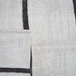 Kilim rug White 9x12, Handmade Turkish Vintage Kilim rug, White Plain Large Oversize Rug, Vintage White Hemp Kilim Rug, Contemporary, 12168