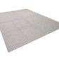 Handmade Vintage Kilim Rug, Kilim Rug 10x13, Oversize Rug, Gray Rug, Plaid Kilim Rug, Living Room Rug, Large Rug, Kilim Rug, 8244