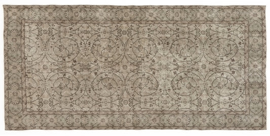 Turkish rug 4x8, Art deco Carpet rug, Oushak rug 4x8, Unique rug, Rare find Vintage rug, Turkey rug, Wool rug, One of a kind rug, 9579