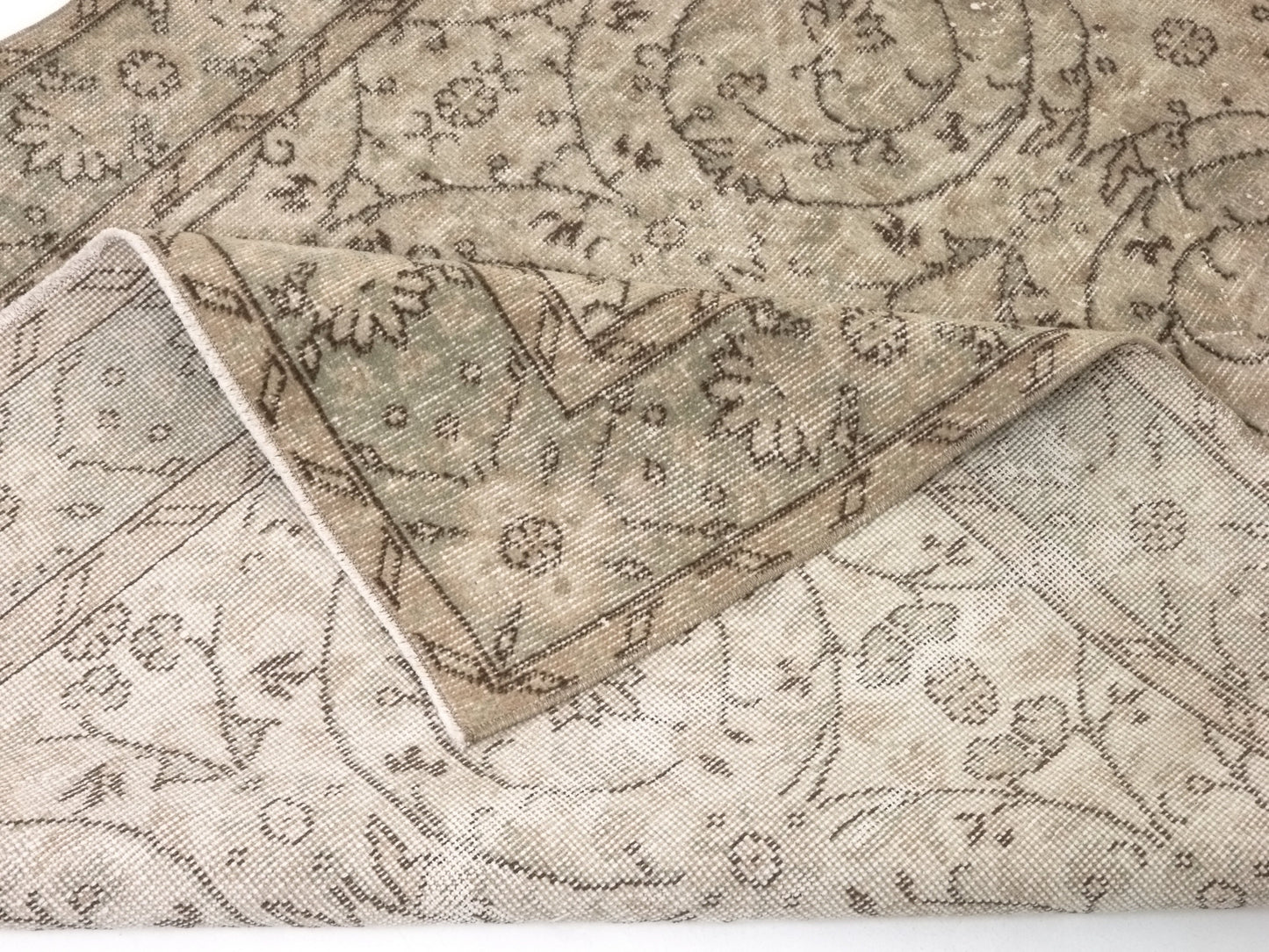 Turkish rug 4x8, Art deco Carpet rug, Oushak rug 4x8, Unique rug, Rare find Vintage rug, Turkey rug, Wool rug, One of a kind rug, 9579