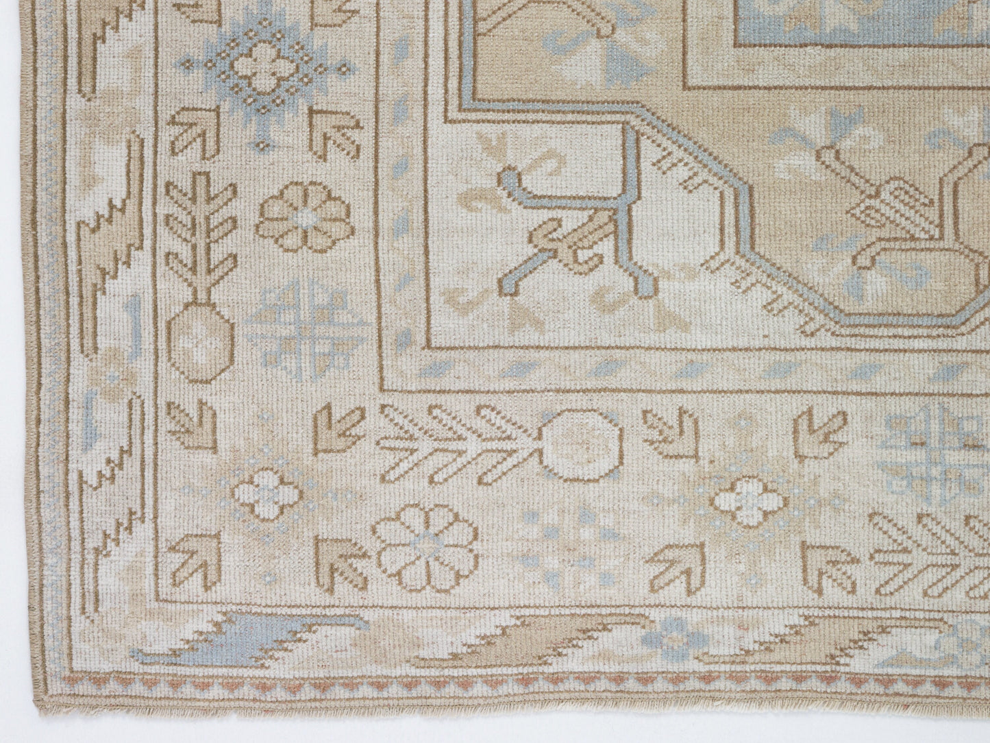 Turkish Oushak Vintage Rug, 6x8 Handmade Area Carpet rug, Neutral Faded Turkish Rug, Turkey rug, Wool Rug, Anatolia Rug, One of a kind,11020