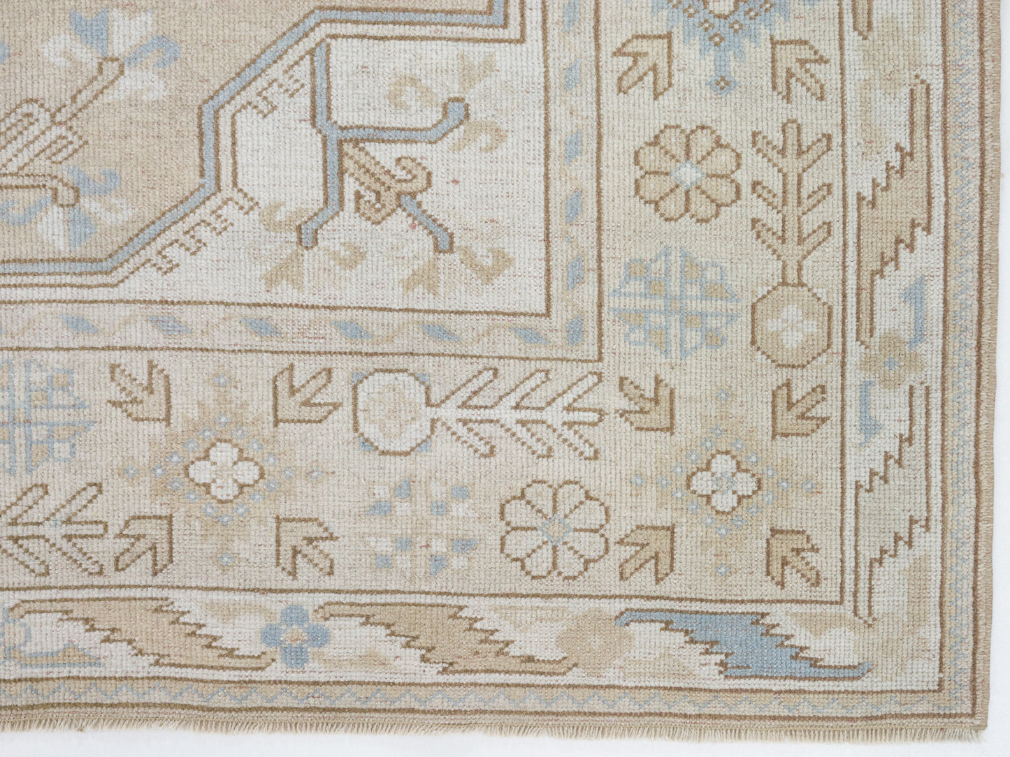 Turkish Oushak Vintage Rug, 6x8 Handmade Area Carpet rug, Neutral Faded Turkish Rug, Turkey rug, Wool Rug, Anatolia Rug, One of a kind,11020