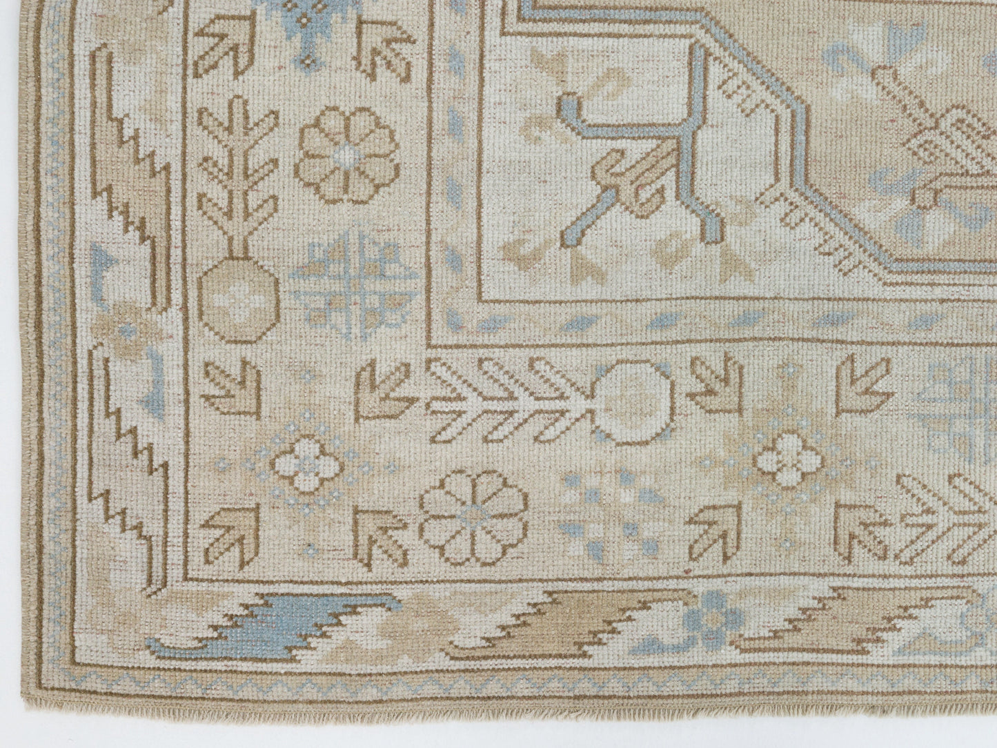 Turkish Oushak Vintage Rug, 6x8 Handmade Area Carpet rug, Neutral Faded Turkish Rug, Turkey rug, Wool Rug, Anatolia Rug, One of a kind,11020