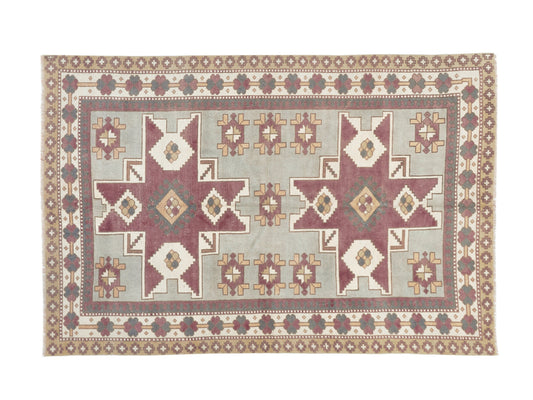 Turkish rug Antique, Vintage Carpet rug, Oushak Unique rug, One of a kind rug, Ethnic rug, Old rug, Boho rug, Rustic rug, Bedroom rug, 9510