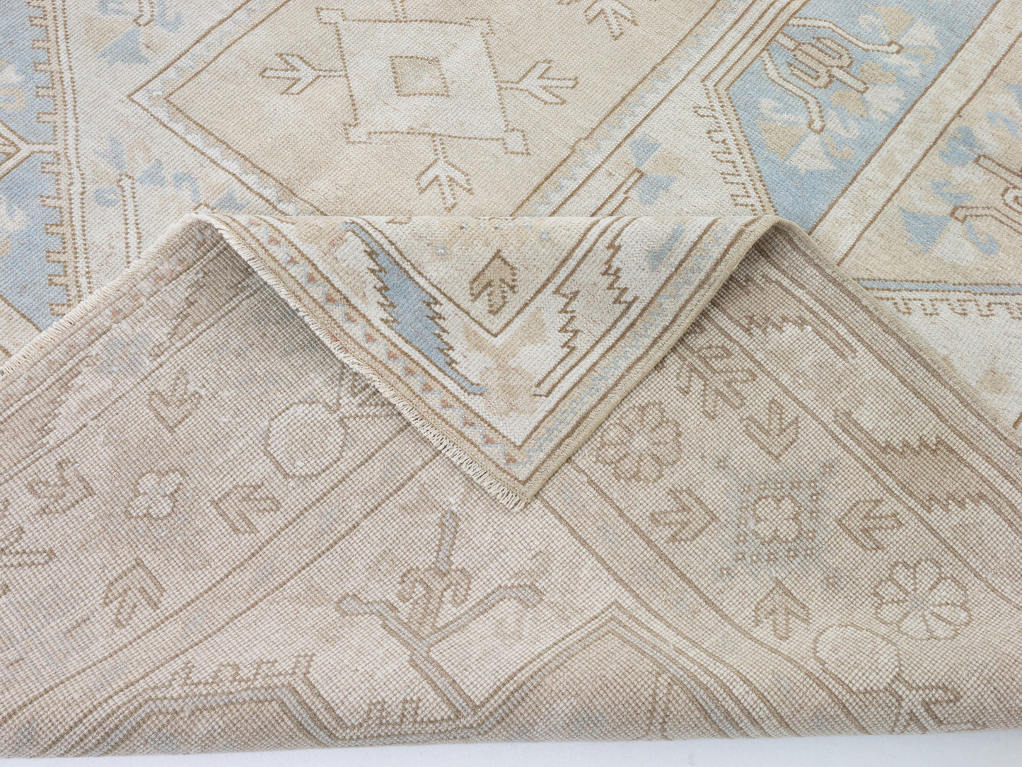 Turkish Oushak Vintage Rug, 6x8 Handmade Area Carpet rug, Neutral Faded Turkish Rug, Turkey rug, Wool Rug, Anatolia Rug, One of a kind,11020