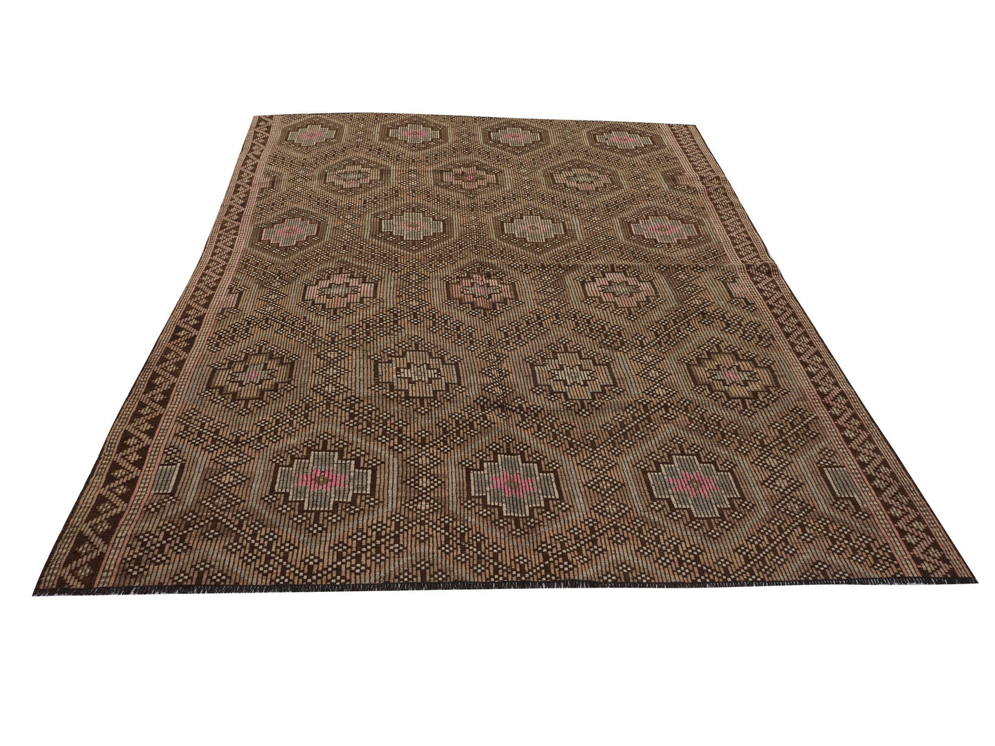 Entryway Rug, Vintage Kilim, Kilim Rug, Turkish Kilim Rug, Handmade Anatolia Rustic Kilim Rug, Primitive Rug, Kilim Rug 6x9, 10520
