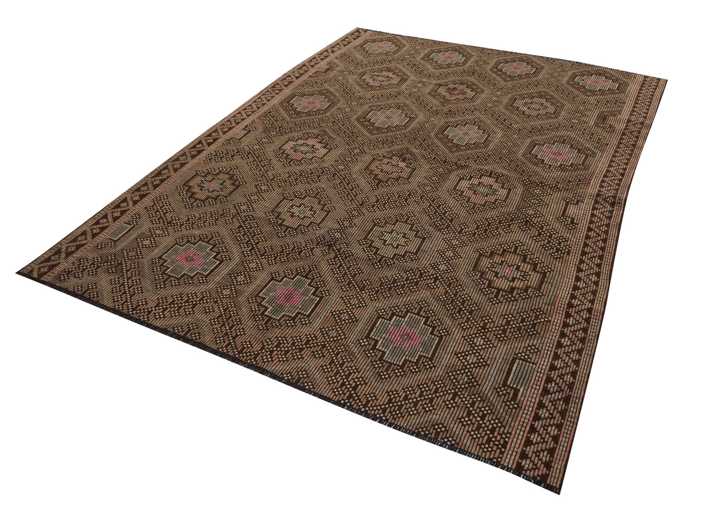 Entryway Rug, Vintage Kilim, Kilim Rug, Turkish Kilim Rug, Handmade Anatolia Rustic Kilim Rug, Primitive Rug, Kilim Rug 6x9, 10520