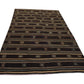Turkish Kilim Rug, Vintage Kilim Black, Kilim Rug 6x10, Handmade Anatolia Kilim Rug, Entryway Rug, Rustic Rug, Turkish Kilim, 10517